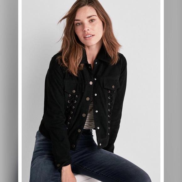 RELISTED Lucky Brand Y2K Suede Jacket - Picture 6 of 10